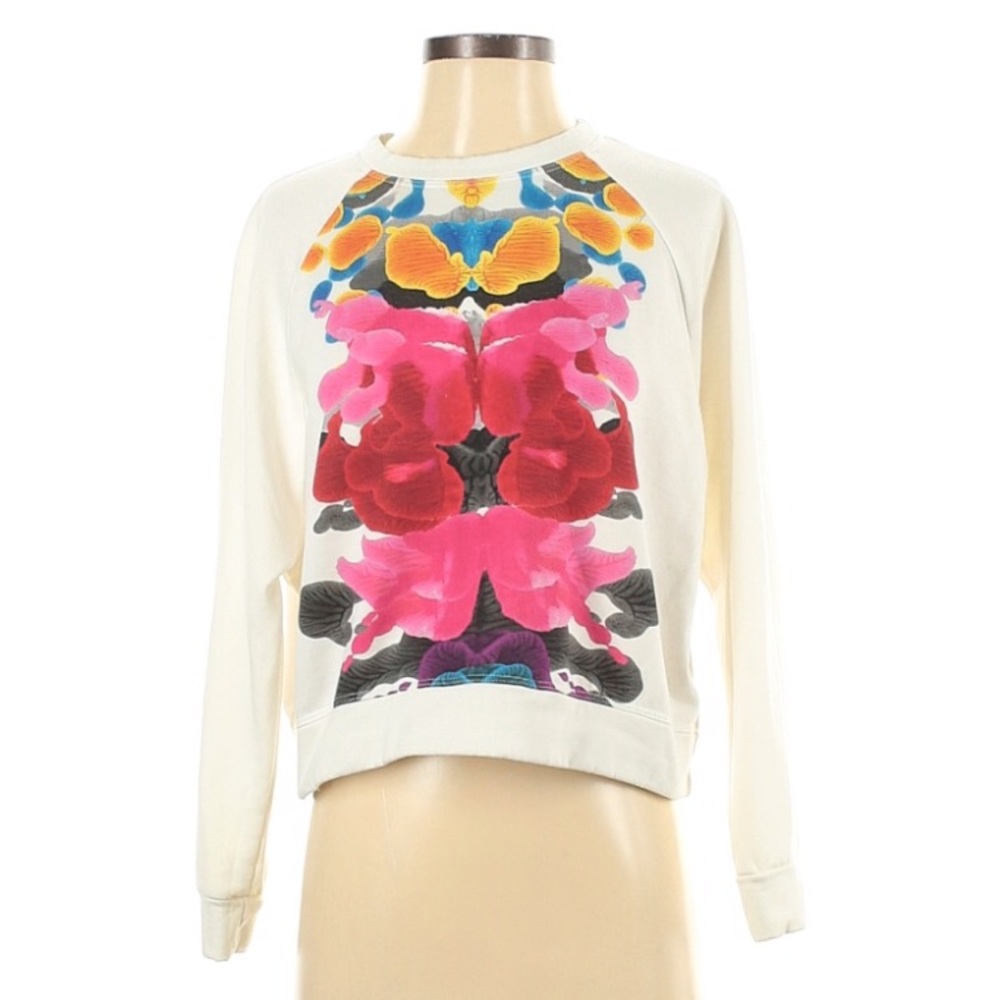 ❄️ TEREZ Luxury Lounge Print Placement Sweatshirt, S